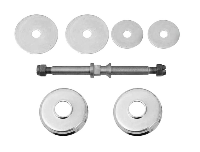 1955 1956 1957 Chevy Motor Mount Washers, Nuts & Shaft Kit 