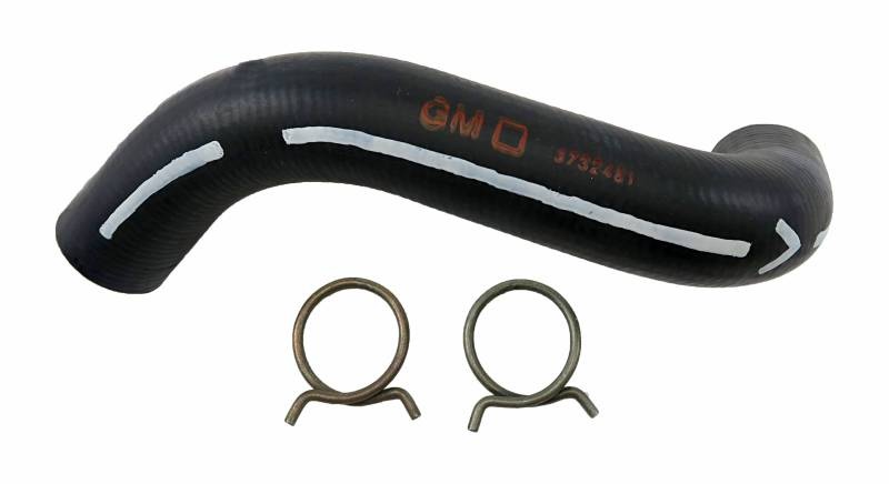 1956 1957 Chevy Upper Radiator Hose & Clamps For 2x4 Dual Quads or Fuel Injection